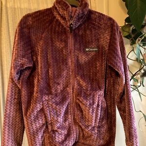 Purple Columbia Zip up Fleece